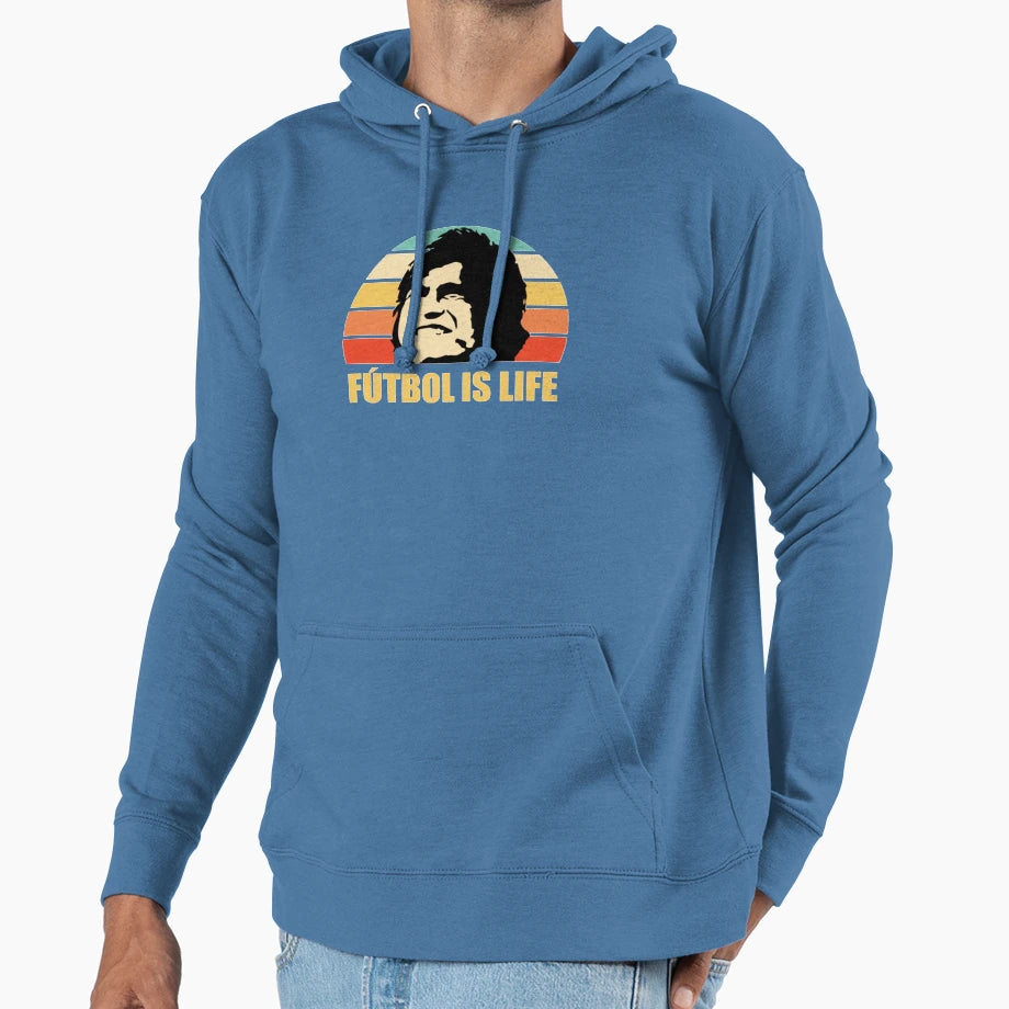 Futbol Is Life Hoodie - Aesthetic Graphic for Adults - T-Shirt, Sweatshirt, Hoodie