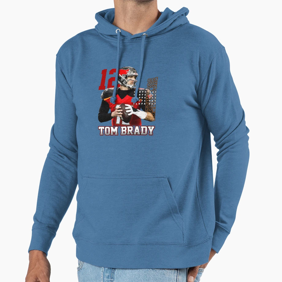 Tampabay Tom 12 Football Br D Hoodie - Streetwear Style Men Women - T-Shirt, Sweatshirt, Hoodie