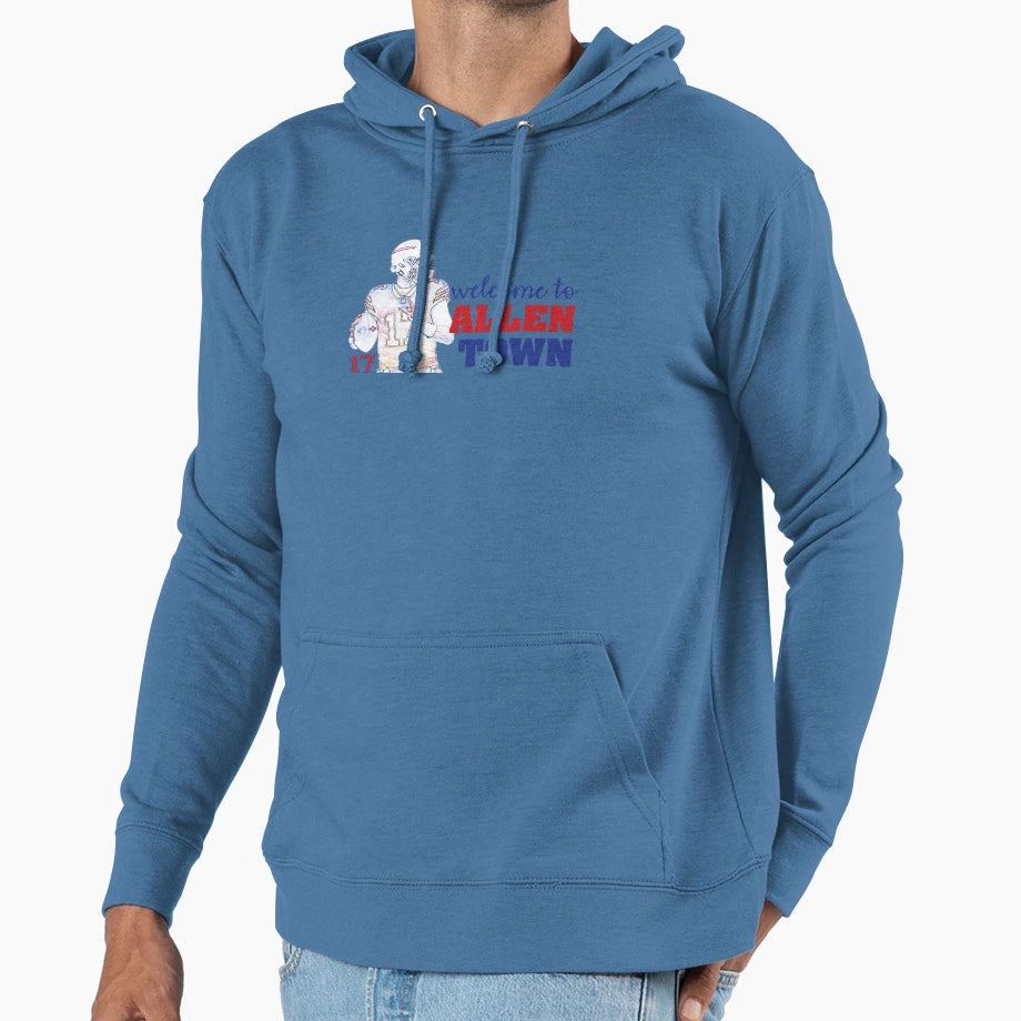 Allen Town Hoodie - Custom Art Print Unisex - T-Shirt, Sweatshirt, Hoodie