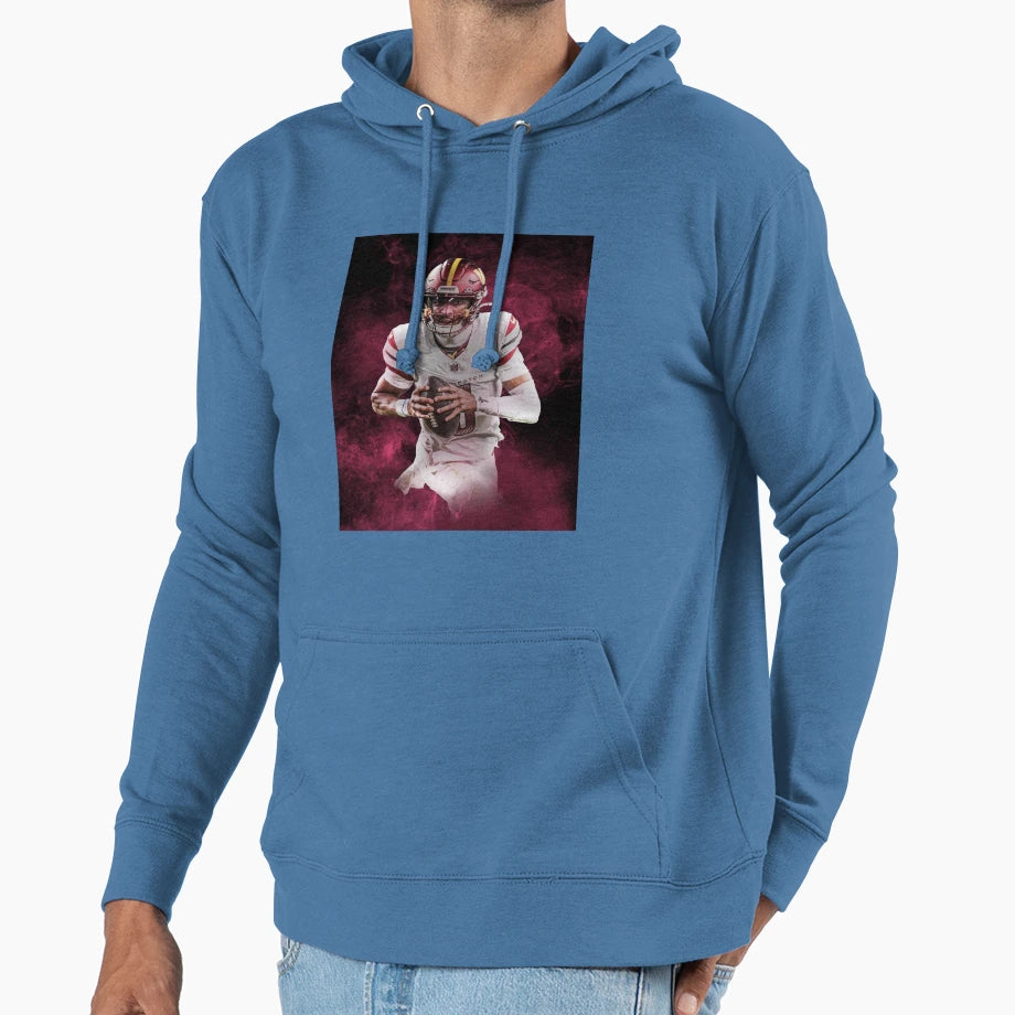 JD Washington Sports Art Hoodie - Novelty Apparel for Adults - T-Shirt, Sweatshirt, Hoodie