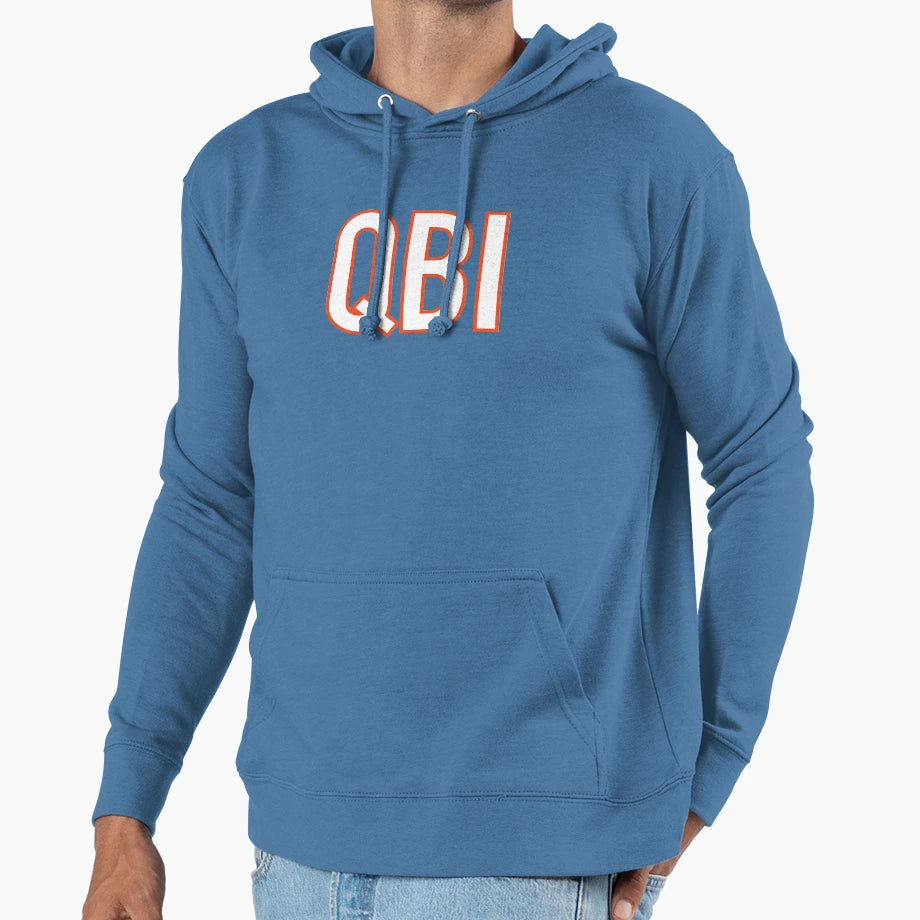 Qb1 Chicago Bears White Hoodie - Streetwear Style for Adults - T-Shirt, Sweatshirt, Hoodie
