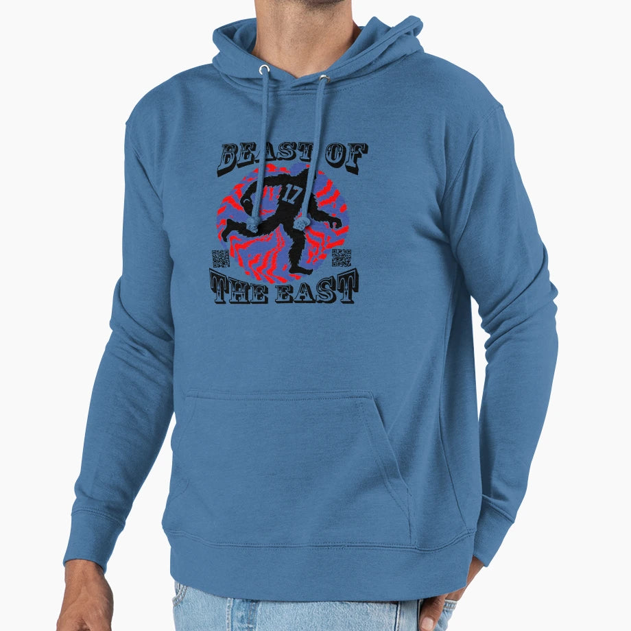 Beast East Qc Promo Hoodie - Novelty Apparel Men Women - T-Shirt, Sweatshirt, Hoodie