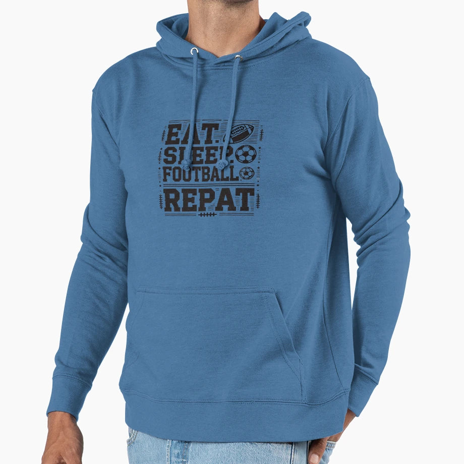 Game Day Soccer American Football Fan Hoodie - Unique Graphic for Adults - T-Shirt, Sweatshirt, Hoodie