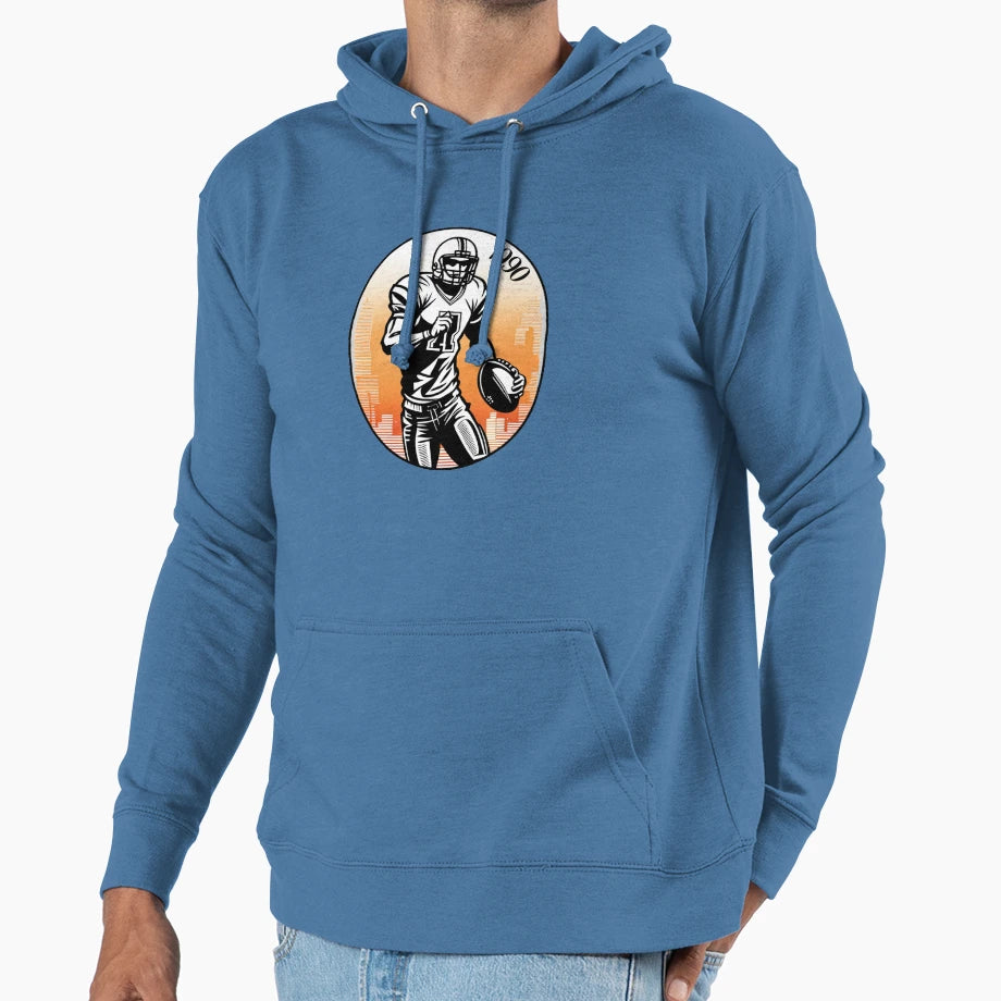 American Football Player Hoodie - Casual Everyday Wear Unisex - T-Shirt, Sweatshirt, Hoodie