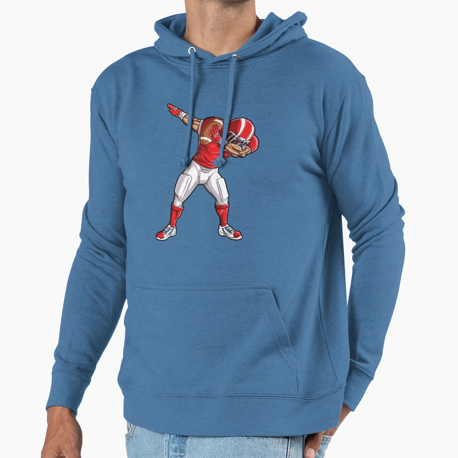 Dabbing Football Usa Flag Dab Dance T-Shirt - Custom Art Print Men Women - T-Shirt, Sweatshirt, Hoodie