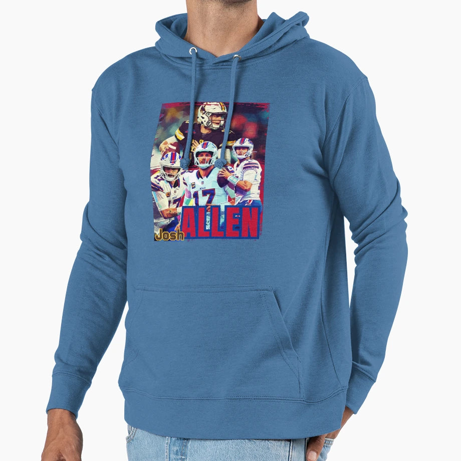 Buffalo Quarterback JA 17 Hoodie - Trendy Graphic Men Women - T-Shirt, Sweatshirt, Hoodie