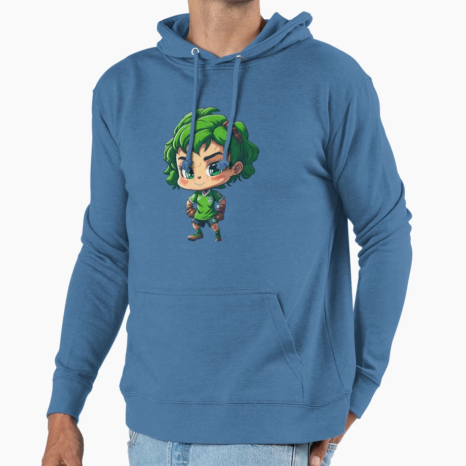 Soccer Green 3 Hoodie - Aesthetic Graphic Men Women - T-Shirt, Sweatshirt, Hoodie