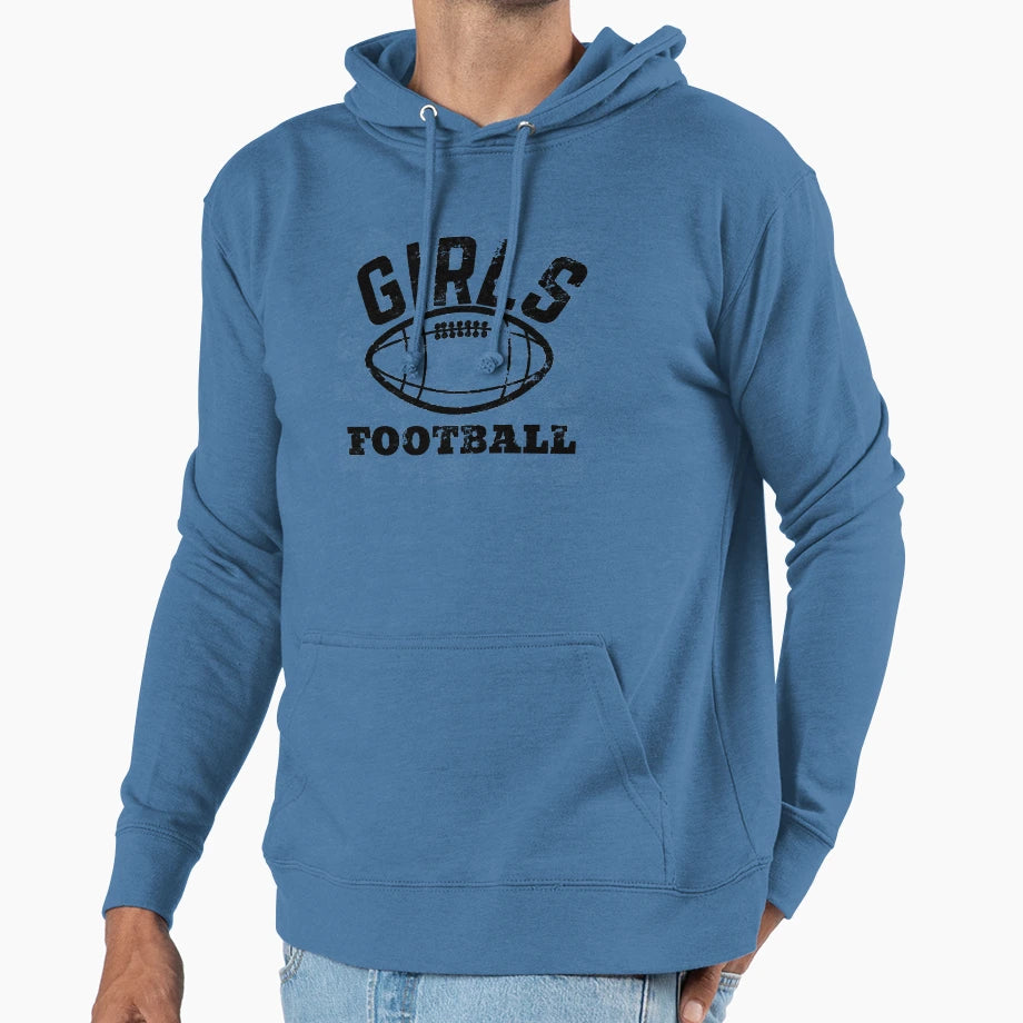 Football Soccer Womens Football Hoodie - Minimalist Print for Adults - T-Shirt, Sweatshirt, Hoodie