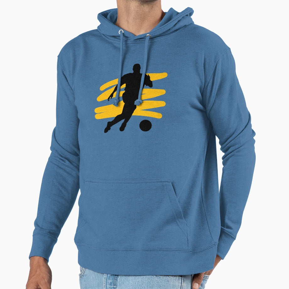 Soccer Player Hoodie - Trendy Graphic Unisex - T-Shirt, Sweatshirt, Hoodie