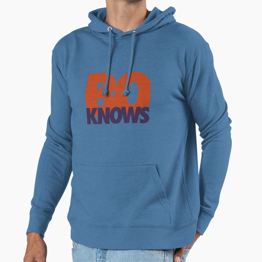 Bo Knows Baseball Hoodie - Custom Art Print Men Women - T-Shirt, Sweatshirt, Hoodie