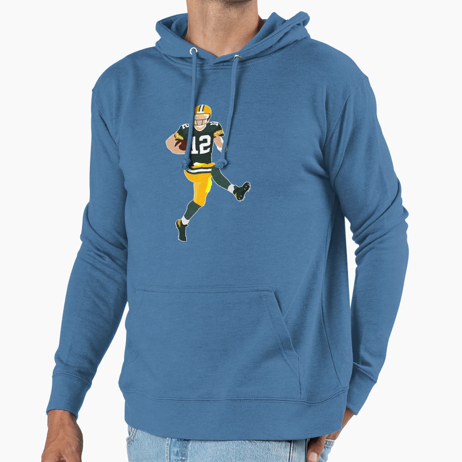 Green Bay Quarterback Hoodie - Novelty Apparel Men Women - T-Shirt, Sweatshirt, Hoodie