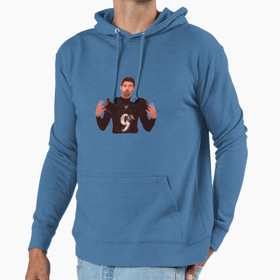 Justin Tucker Presser Hoodie - Custom Art Print Unisex - T-Shirt, Sweatshirt, Hoodie