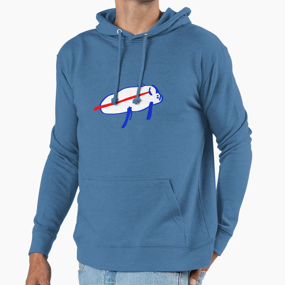 JA Potato Buffalo Drawing Funny Hoodie - Aesthetic Graphic for Adults - T-Shirt, Sweatshirt, Hoodie