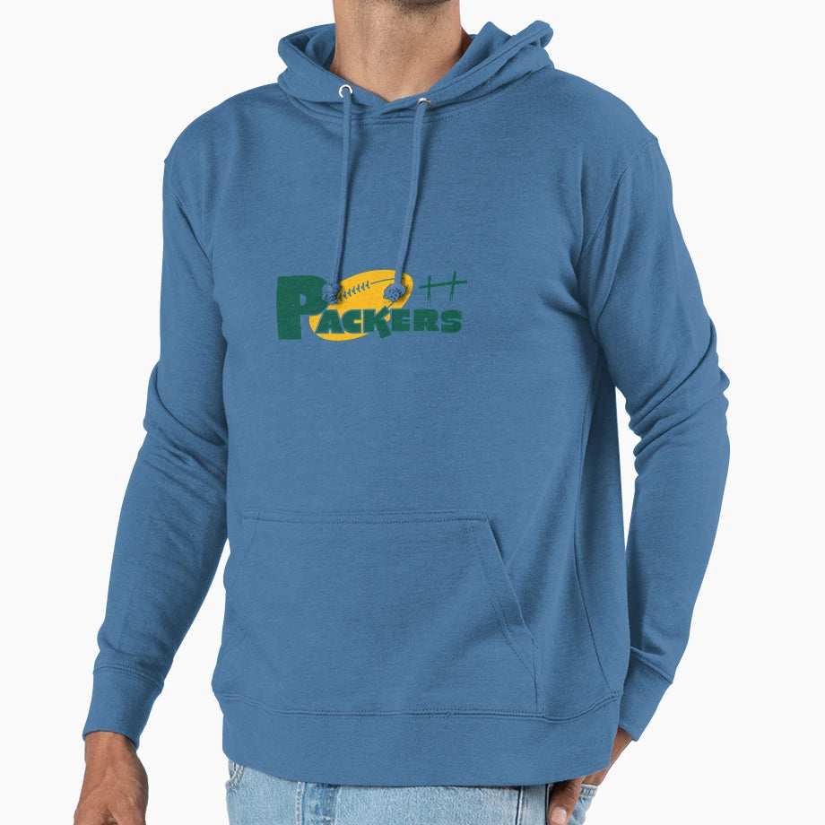 1950S Packers Logo Alternate Hoodie - Novelty Apparel for Adults - T-Shirt, Sweatshirt, Hoodie