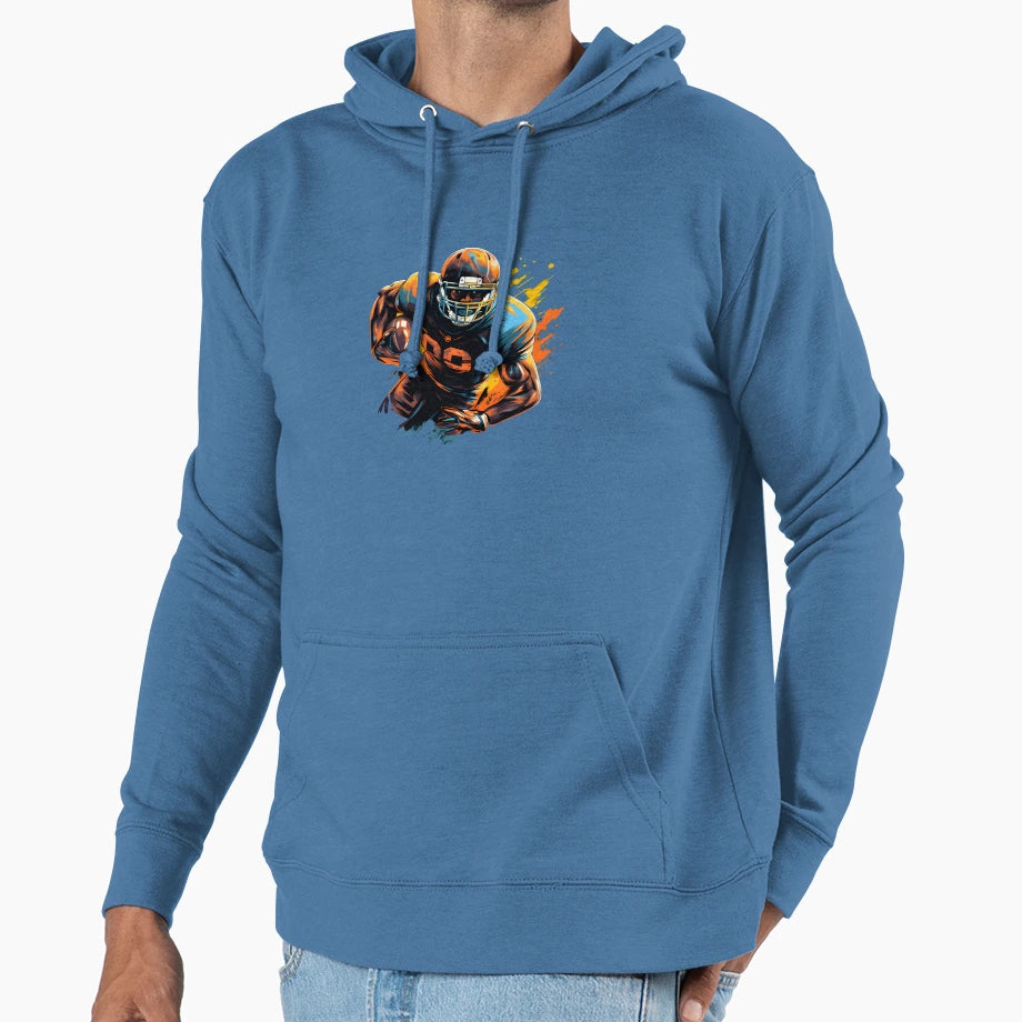 American Football Color Painting T-Shirt - Trendy Graphic Unisex - T-Shirt, Sweatshirt, Hoodie