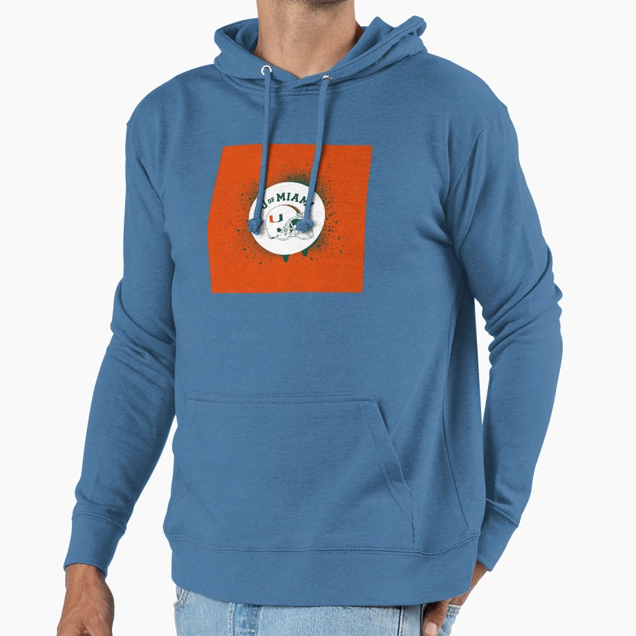 University Miami Hoodie - Custom Art Print Unisex - T-Shirt, Sweatshirt, Hoodie