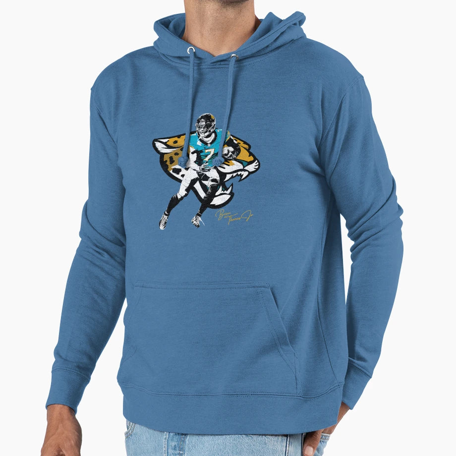 Brian Thomas Jr Variant Hoodie - Novelty Apparel Unisex - T-Shirt, Sweatshirt, Hoodie