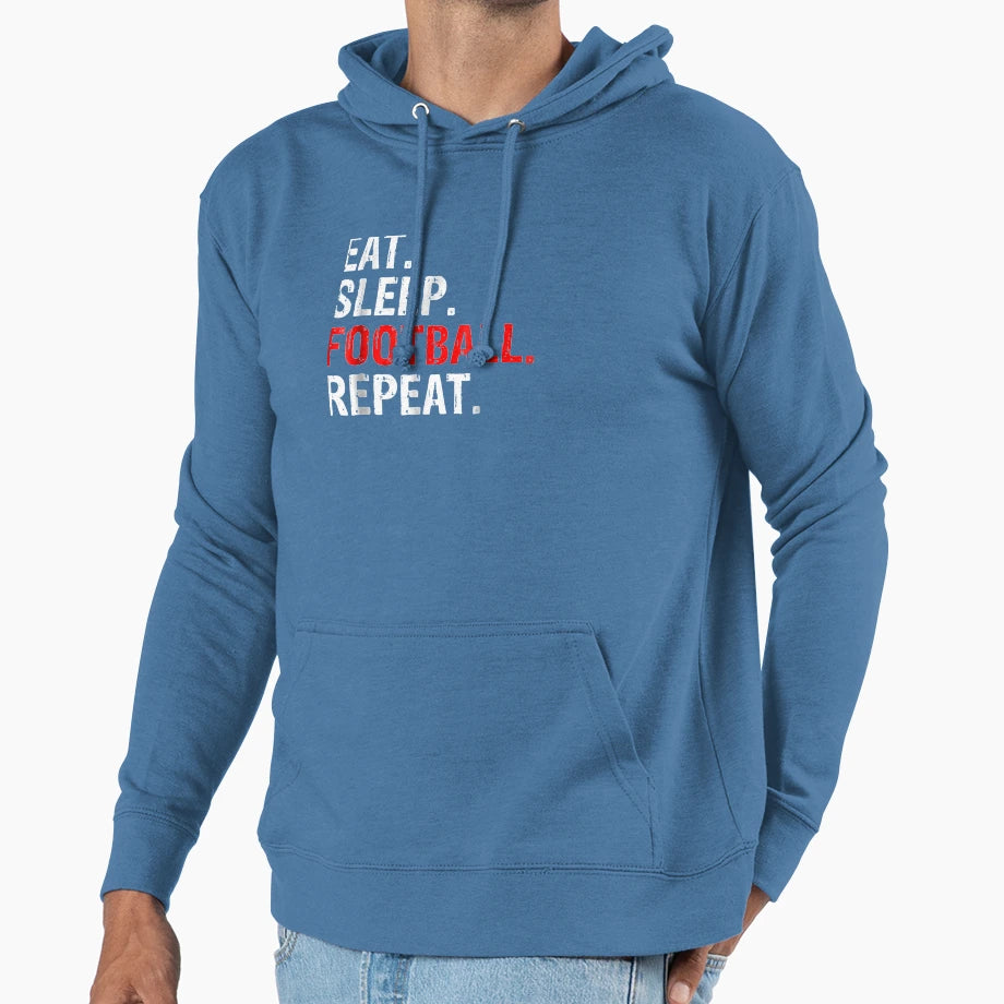 Sleep Repeat Hoodie - Graphic Print Men Women - T-Shirt, Sweatshirt, Hoodie