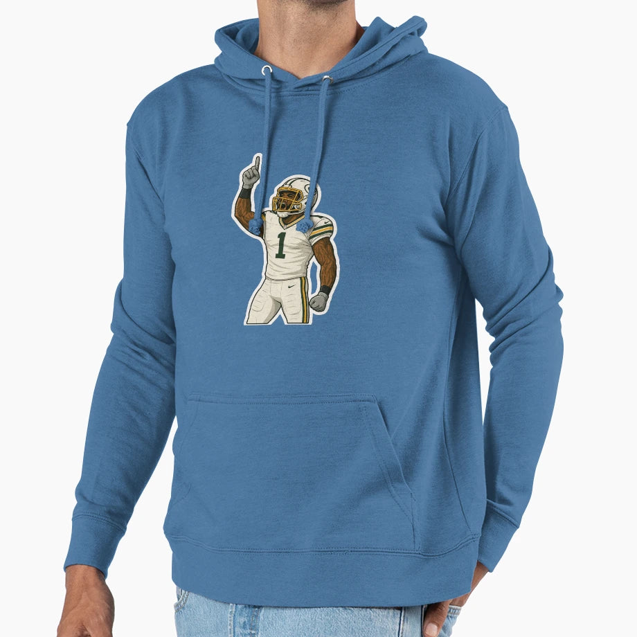 Green Gold Beast Mode Parsons Fan Art Hoodie - Streetwear Style for Adults - T-Shirt, Sweatshirt, Hoodie