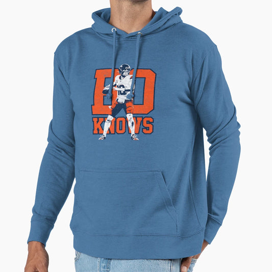 Bo Knows Bo Nix Variant Hoodie - Custom Art Print Men Women - T-Shirt, Sweatshirt, Hoodie