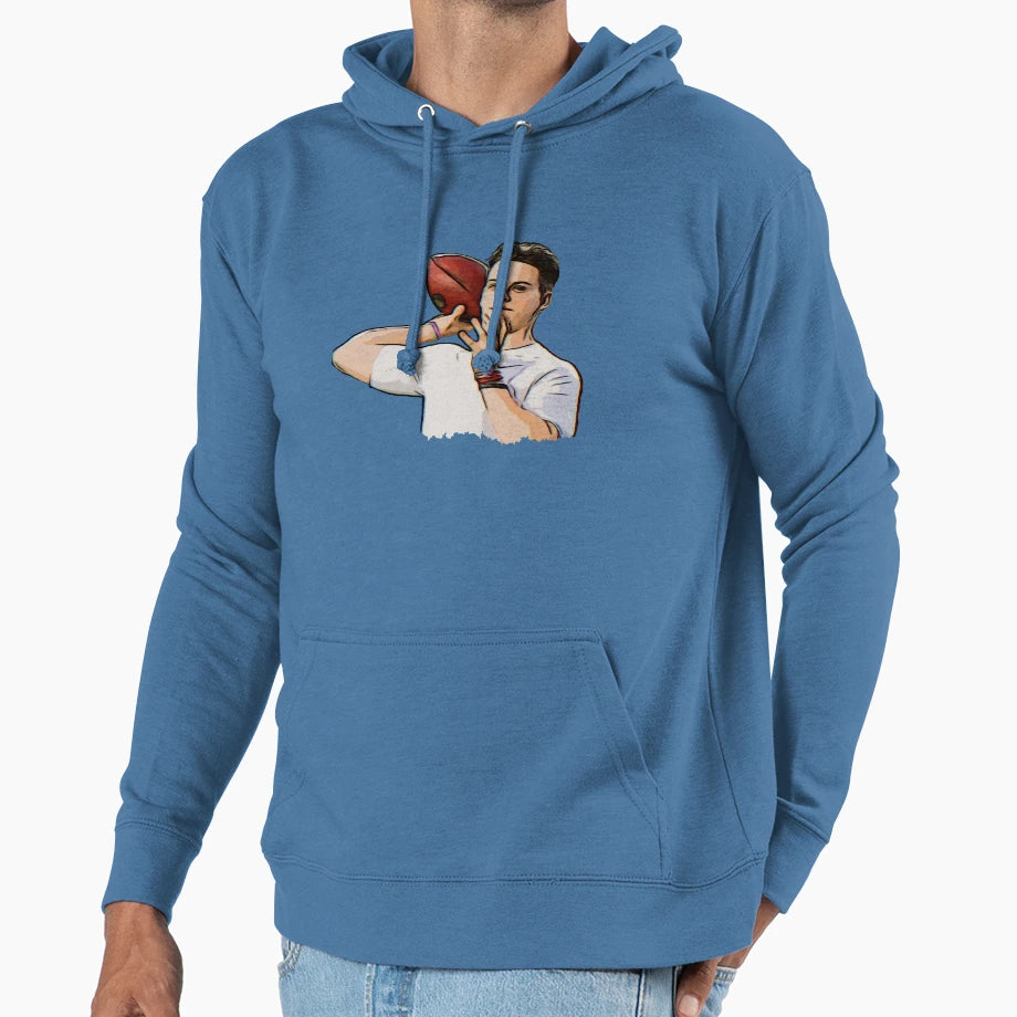 Natural Soccer League Overcome Yourself Hoodie - Unique Graphic for Adults - T-Shirt, Sweatshirt, Hoodie