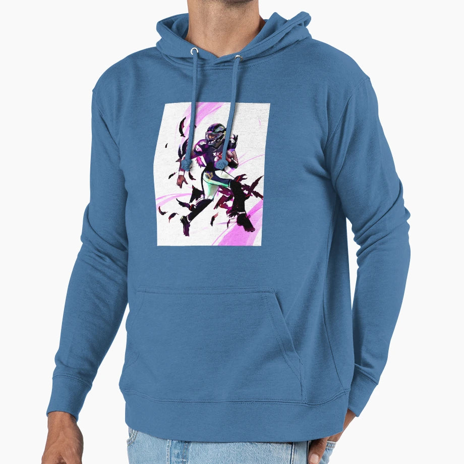 Ravens Flock Hoodie - Fun Novelty Design Men Women - T-Shirt, Sweatshirt, Hoodie
