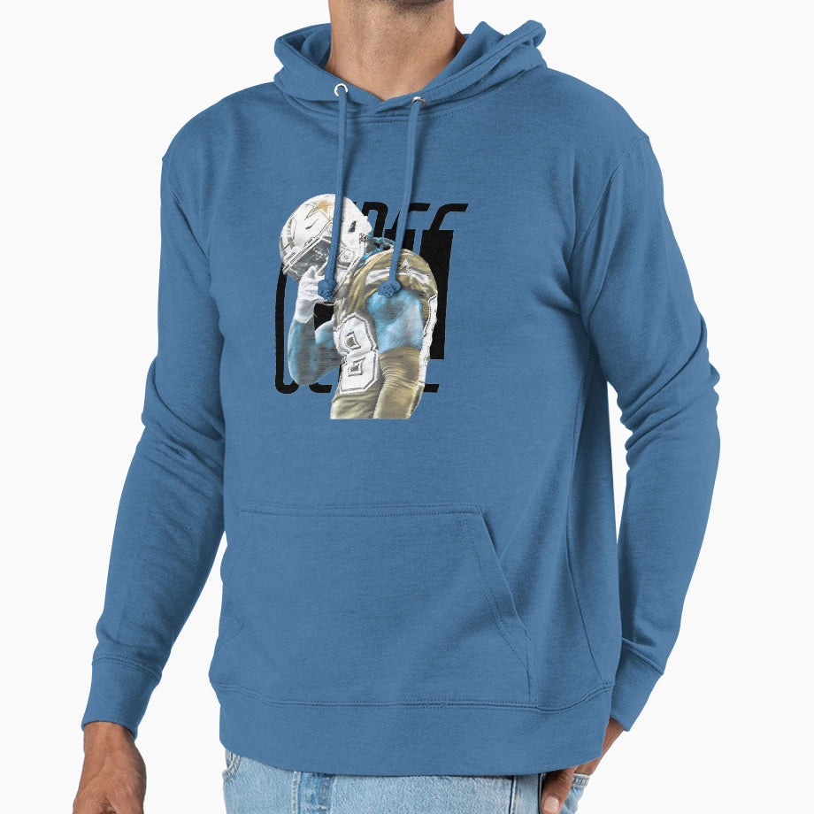 Lamb 88 Star Football Player Hoodie - Unique Graphic Men Women - T-Shirt, Sweatshirt, Hoodie