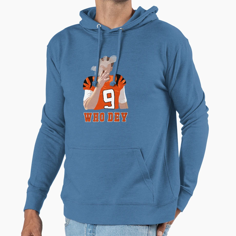 Who Dey JB Hoodie - Graphic Print Men Women - T-Shirt, Sweatshirt, Hoodie