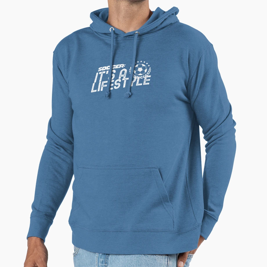 Soccer Its Lifestyle Hoodie - Unique Graphic Unisex - T-Shirt, Sweatshirt, Hoodie