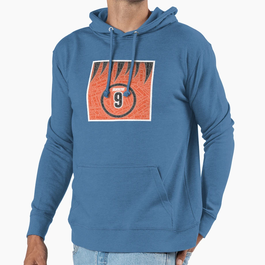 Burrow Stripes Hoodie - Unique Graphic Men Women - T-Shirt, Sweatshirt, Hoodie