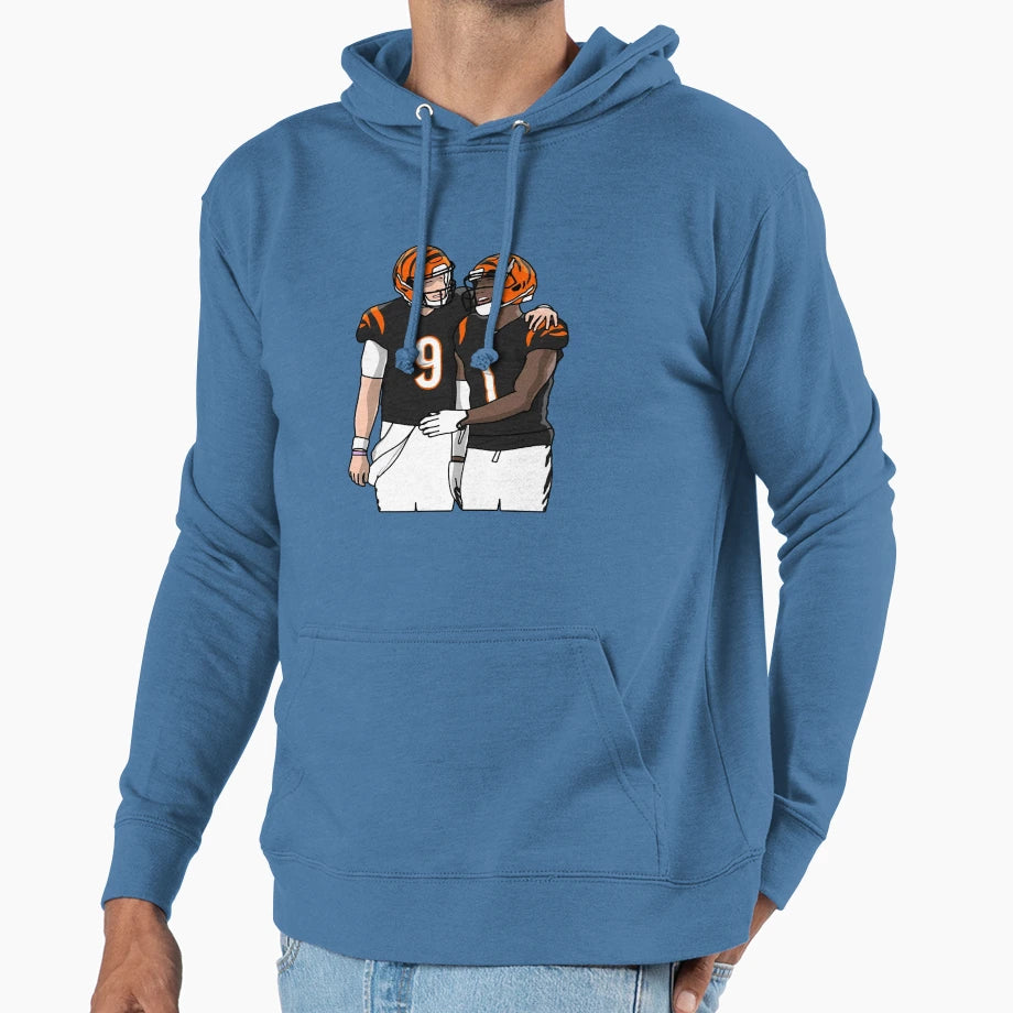 Burrow Chase T-Shirt - Minimalist Print Unisex - T-Shirt, Sweatshirt, Hoodie