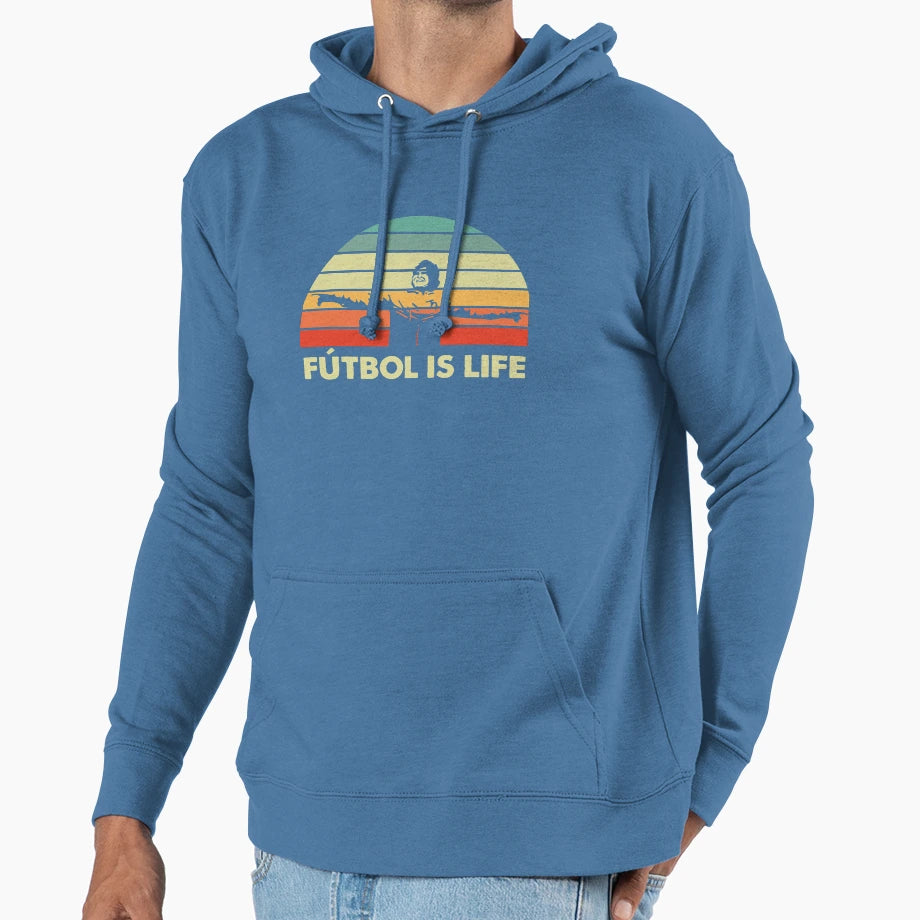 Futbol Is Life Dani Rojasfutbol Is Life Hoodie - Minimalist Print Unisex - T-Shirt, Sweatshirt, Hoodie