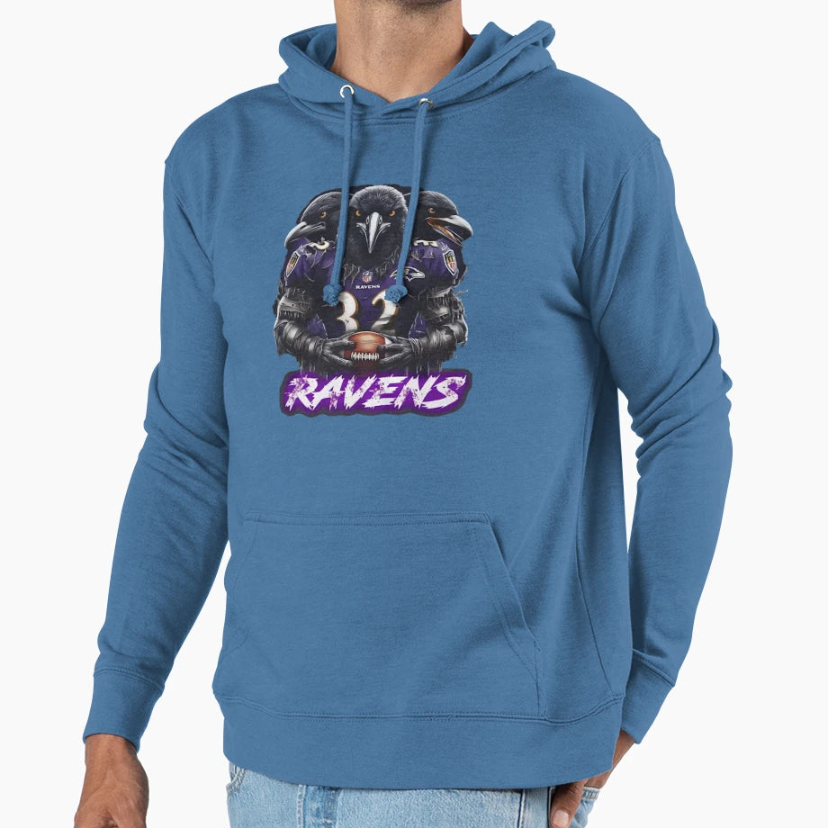 Art Baltimore Ravens Hoodie - Casual Everyday Wear Unisex - T-Shirt, Sweatshirt, Hoodie