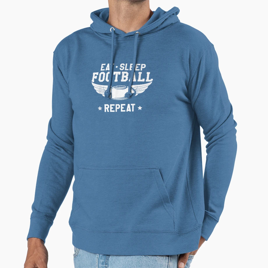 Player Eat Sleep Repeat Hoodie - Fun Novelty Design for Adults - T-Shirt, Sweatshirt, Hoodie