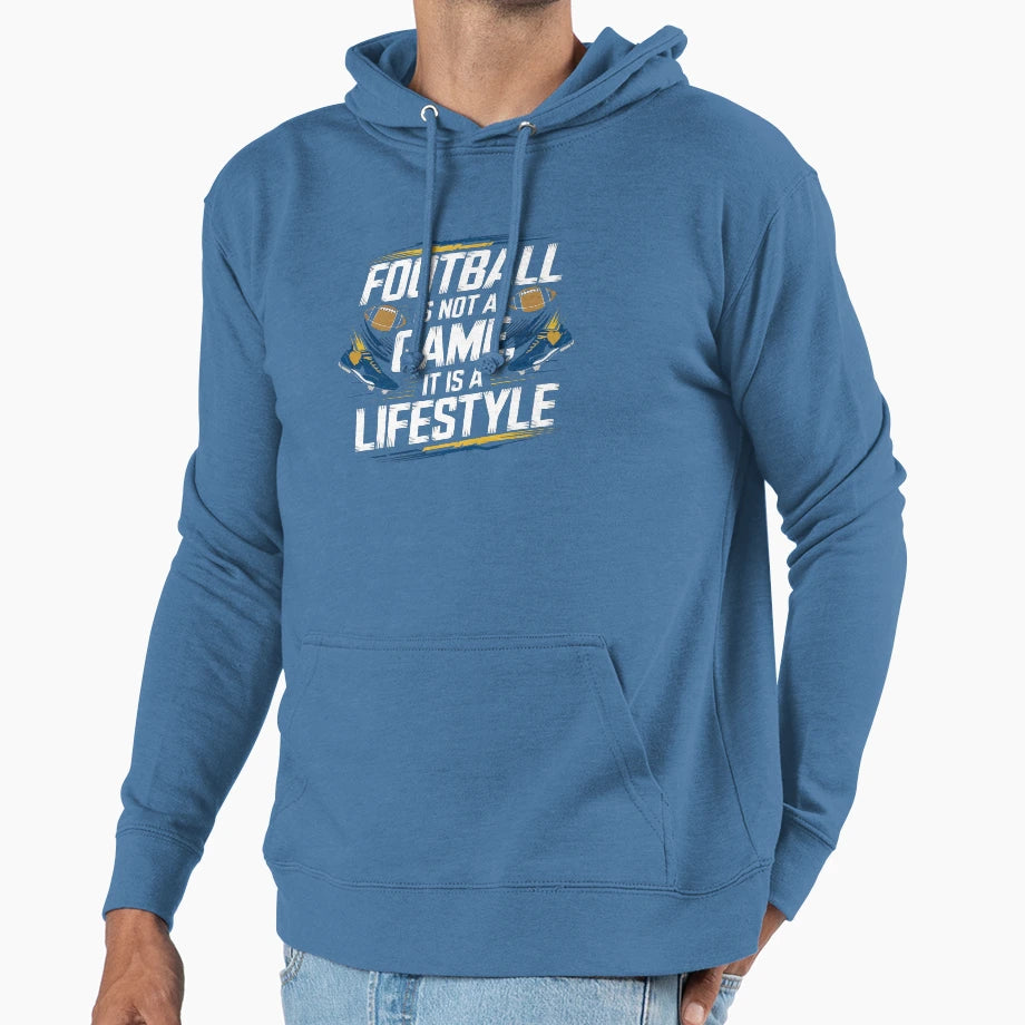Football Lifestyle Hoodie - Custom Art Print Men Women - T-Shirt, Sweatshirt, Hoodie