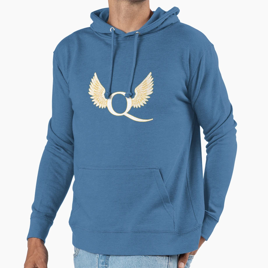 Q Angel Hoodie - Custom Art Print Unisex - T-Shirt, Sweatshirt, Hoodie