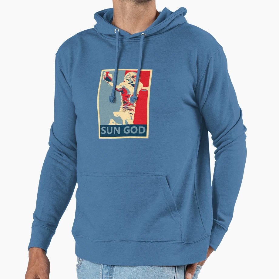 Amon Ra St Brown Detroit Lions Sun God Hoodie - Graphic Print Men Women - T-Shirt, Sweatshirt, Hoodie