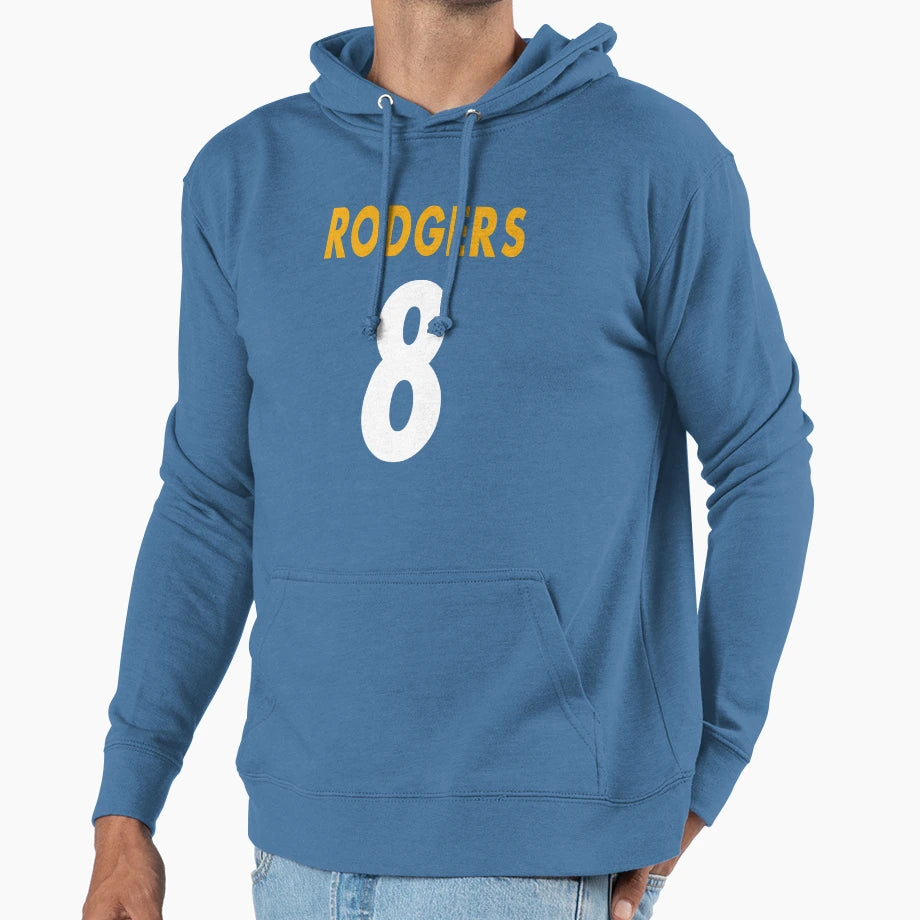 AR 8 Steelers Hoodie - Minimalist Print Unisex - T-Shirt, Sweatshirt, Hoodie