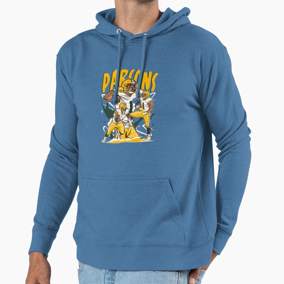 MP Green Bay Cartoon Hoodie - Trendy Graphic for Adults - T-Shirt, Sweatshirt, Hoodie