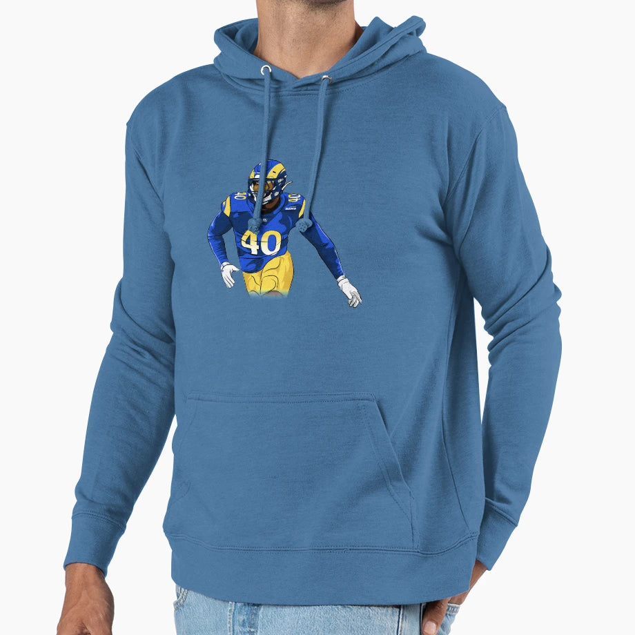 Von Miller Hoodie - Fun Novelty Design for Adults - T-Shirt, Sweatshirt, Hoodie