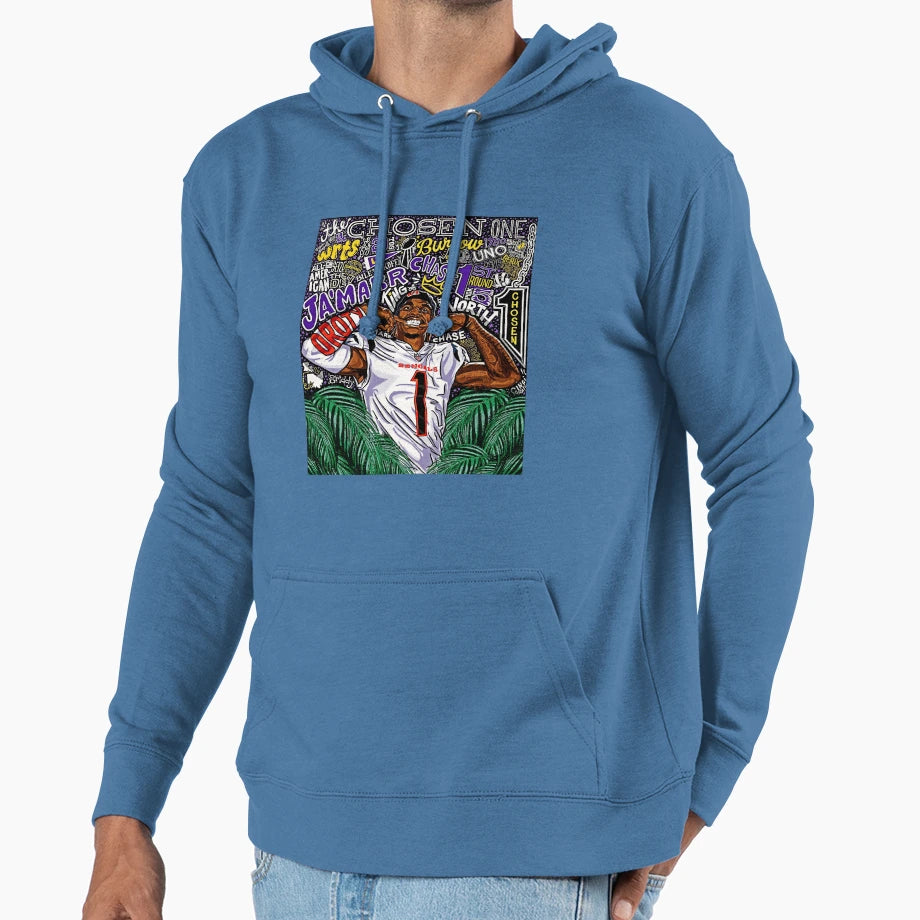 Jamarr Chase Hoodie - Aesthetic Graphic Unisex - T-Shirt, Sweatshirt, Hoodie