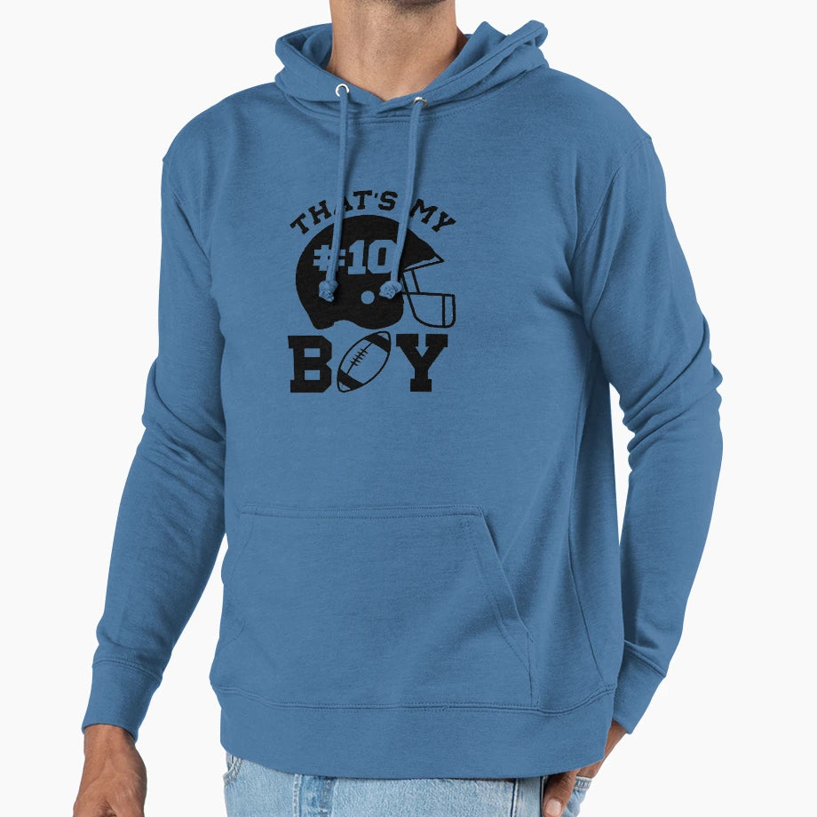 Thats My Number Football Hoodie - Custom Art Print for Adults - T-Shirt, Sweatshirt, Hoodie