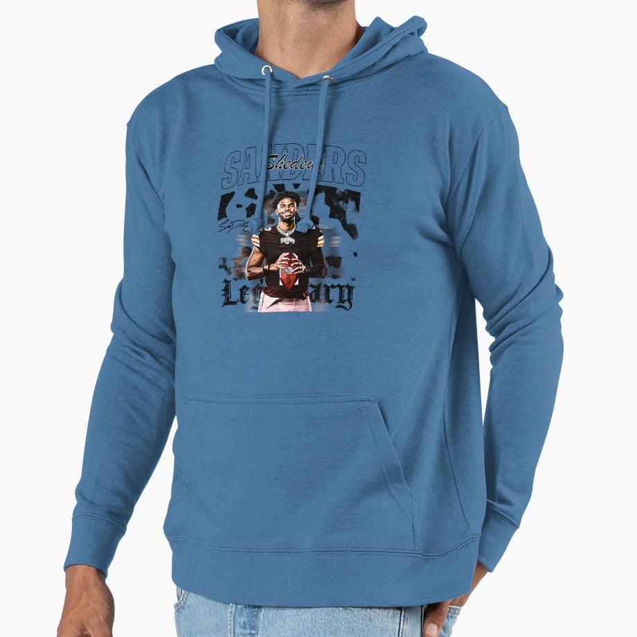 Shedeur Sanders Cleveland Football Hoodie - Custom Art Print Unisex - T-Shirt, Sweatshirt, Hoodie