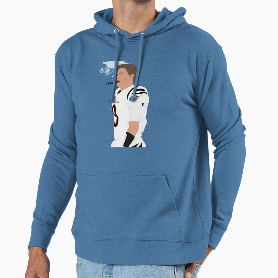 JB Smoke Hoodie - Custom Art Print for Adults - T-Shirt, Sweatshirt, Hoodie
