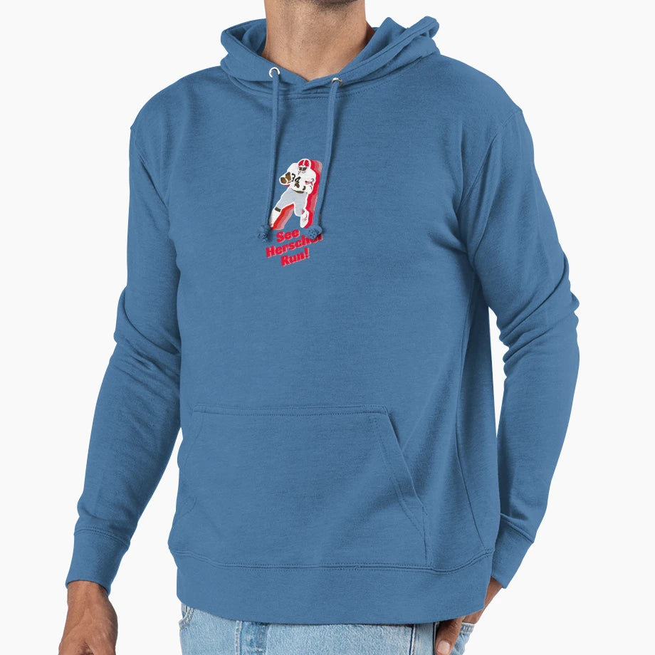 See Herschel Run Hoodie - Custom Art Print Unisex - T-Shirt, Sweatshirt, Hoodie