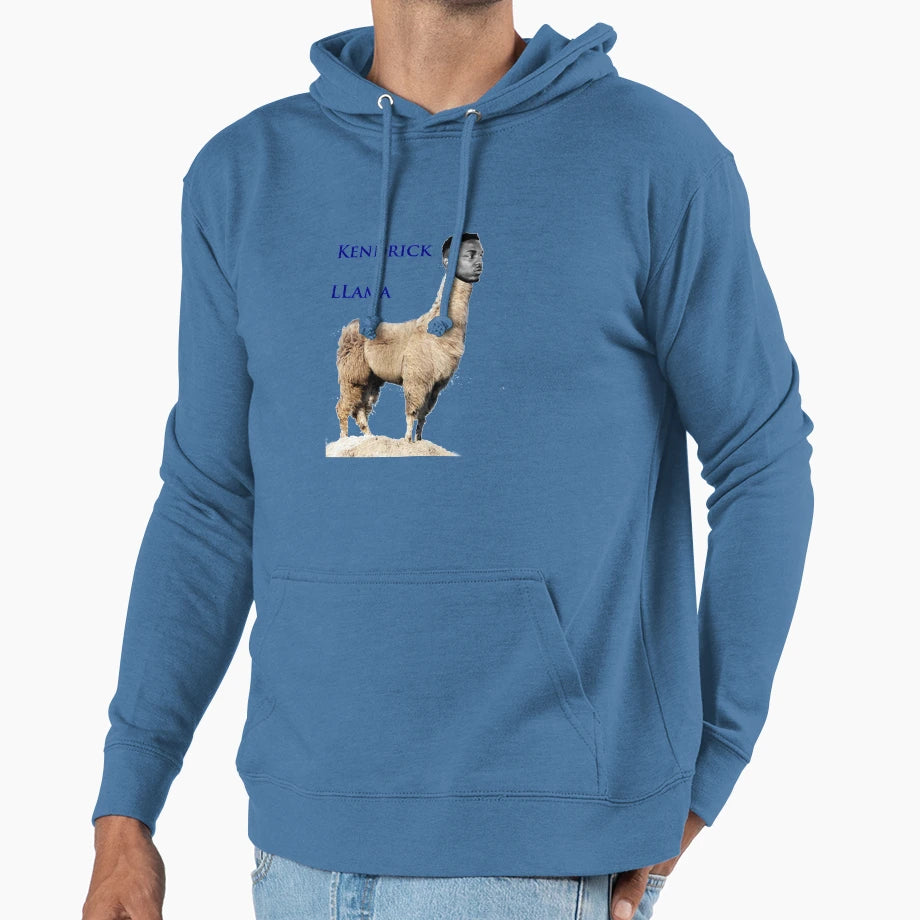 Kendrick Llama Hoodie - Casual Everyday Wear for Adults - T-Shirt, Sweatshirt, Hoodie
