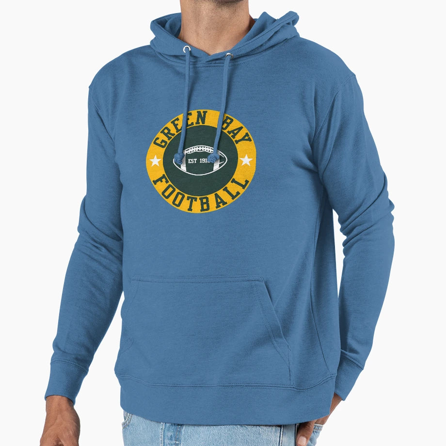 Green Bay Football Hoodie - Fun Novelty Design Men Women - T-Shirt, Sweatshirt, Hoodie