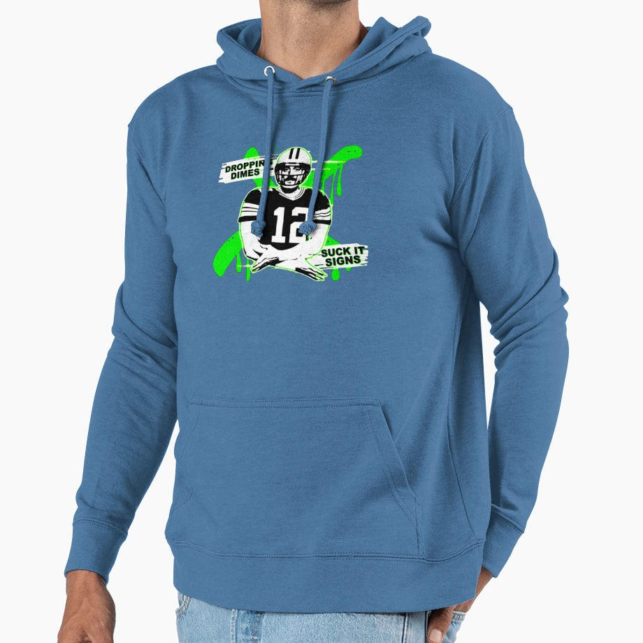 AR Dropping Dimes Hoodie - Minimalist Print for Adults - T-Shirt, Sweatshirt, Hoodie