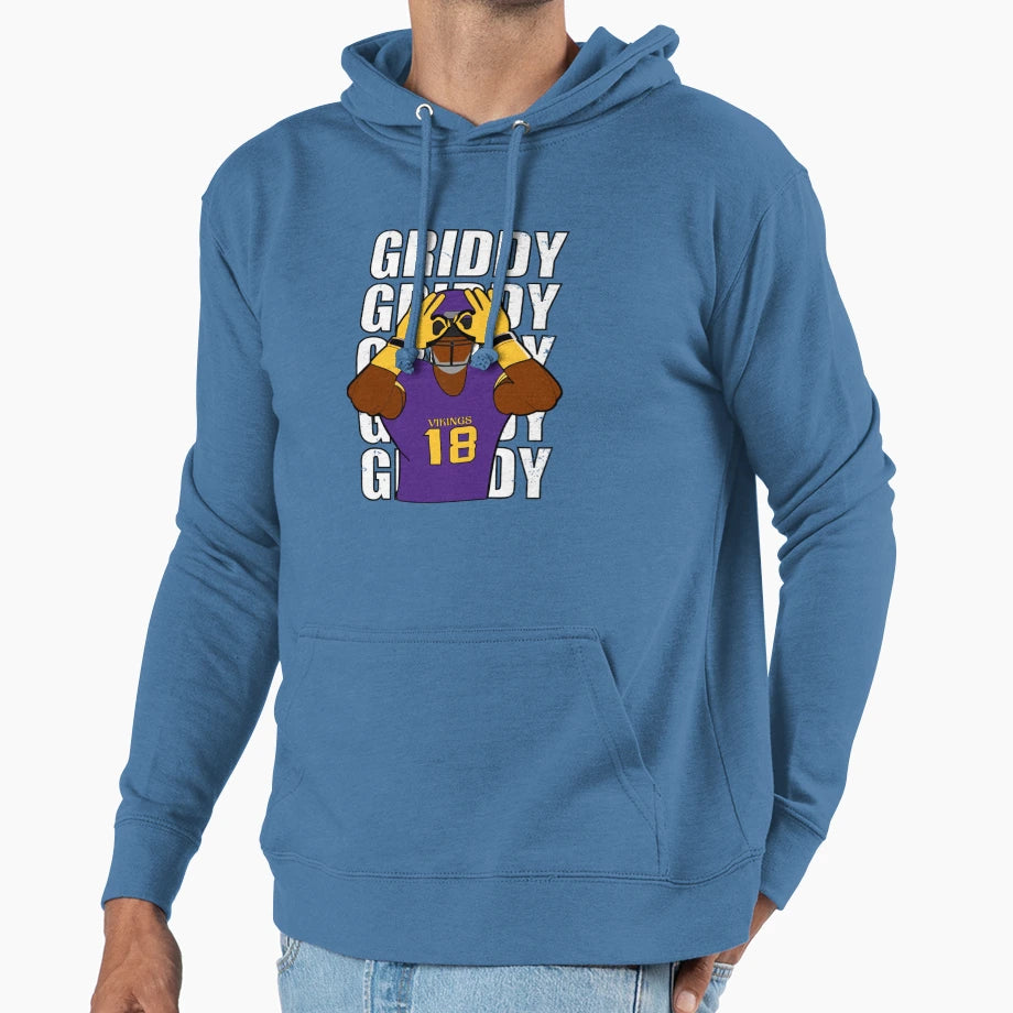 Get Griddy I JJ Hoodie - Trendy Graphic Men Women - T-Shirt, Sweatshirt, Hoodie
