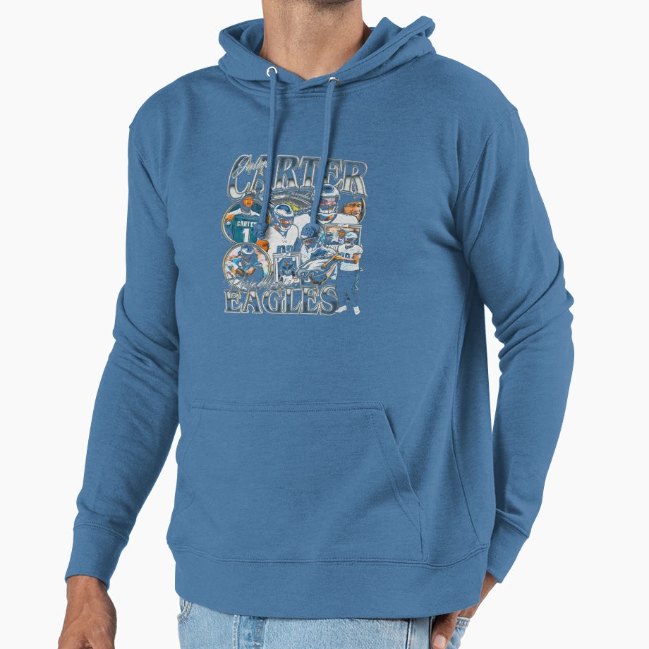 Jalen Carter Hoodie - Casual Everyday Wear Unisex - T-Shirt, Sweatshirt, Hoodie